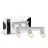 D'Lite Plafond Spot Clio Blanc Inclinable| Convient pour 3x GU10